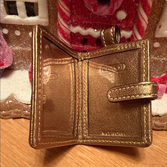 Gold Trim Multicolor Card Holder - Picture 3 of 3